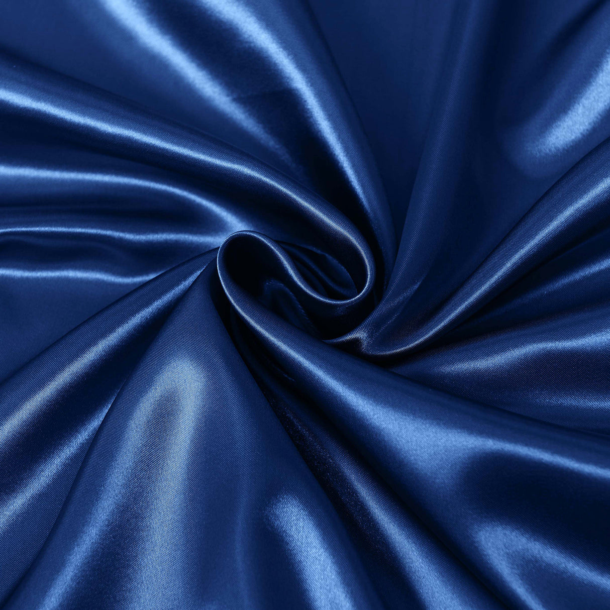 Royal Comfort 3pc Satin Sheet Set - Navy Blue - King