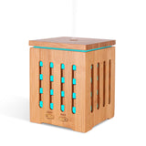 TODO 200Ml Humidifier Aromatherapy Diffuser Ultrasonic 7 Colour Led - Bamboo