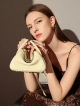 Solano Top-Grain TC Leather Shoulder Bag - Yellow