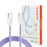 REDEFINE Type-C to Type-C USB Charging Data Sync Charge Cable 60W 1.5m - Purple