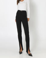 Madison The Label Mason Zip Pants - Black