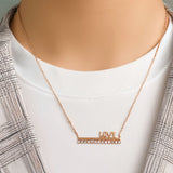 Bullion Gold Love On Top Necklace