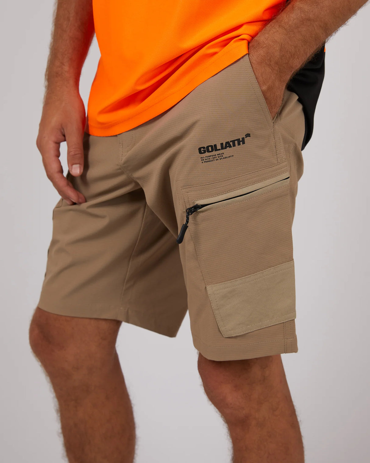 St Goliath Apw Short 3 - Khaki