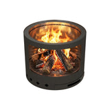 Havana Noke Smokeless Fire Pit Stainless Steel Portable Black