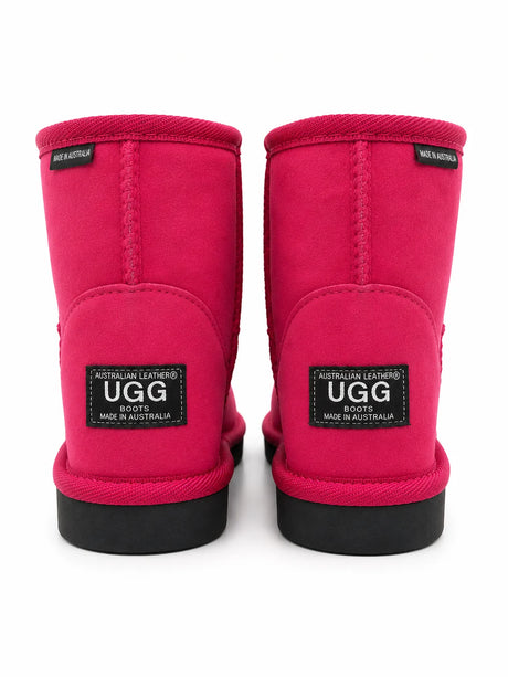 Australian Leather Ugg Classic Mini - Hot Pink - AU6