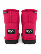 Australian Leather Ugg Classic Mini - Hot Pink - AU7