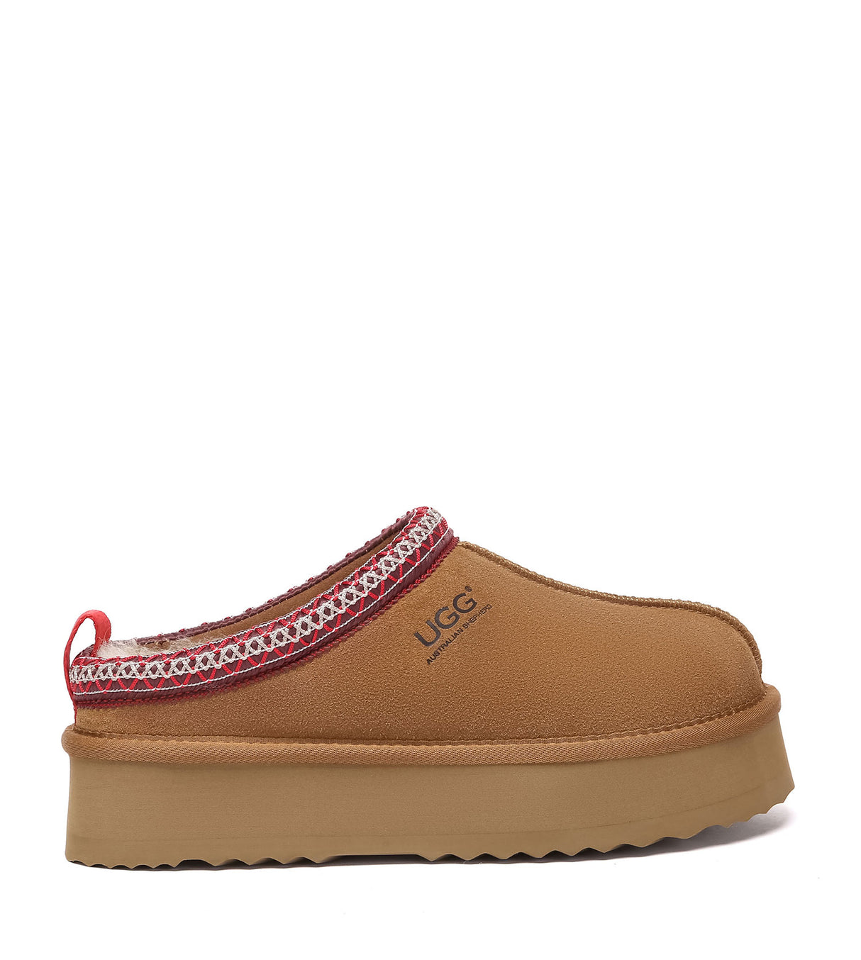 Australian Shepherd UGG Tay Platform - Chestnut/Red