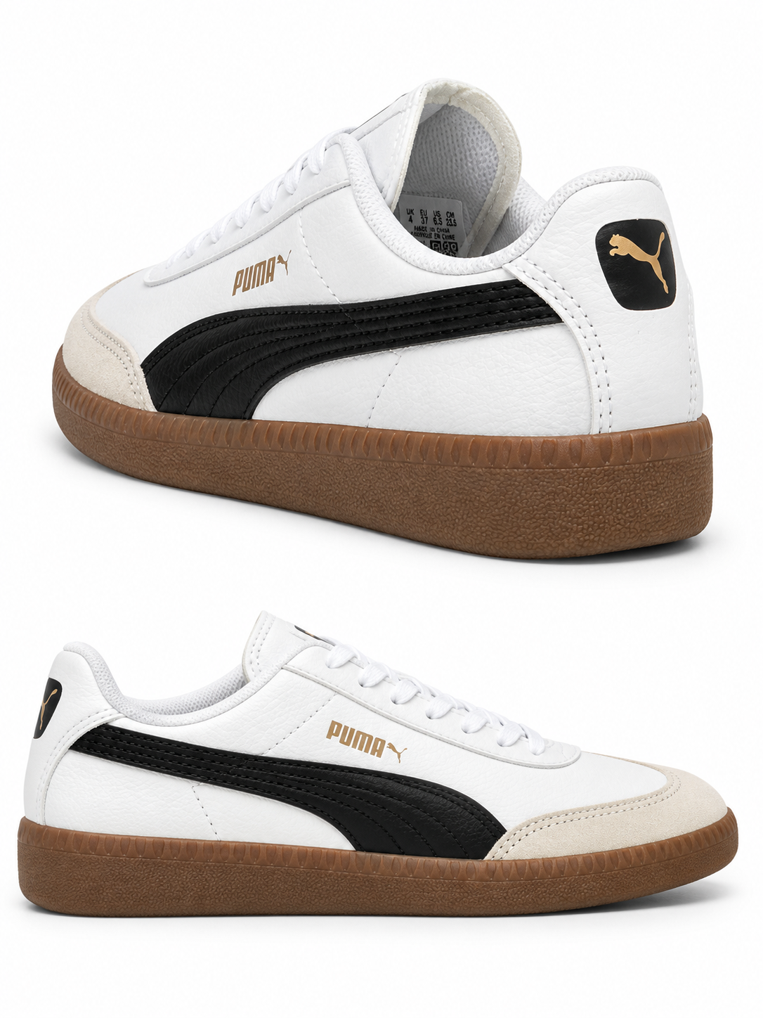 Puma Unisex Puma 9-T Sneakers - White/Black/Alpine Snow