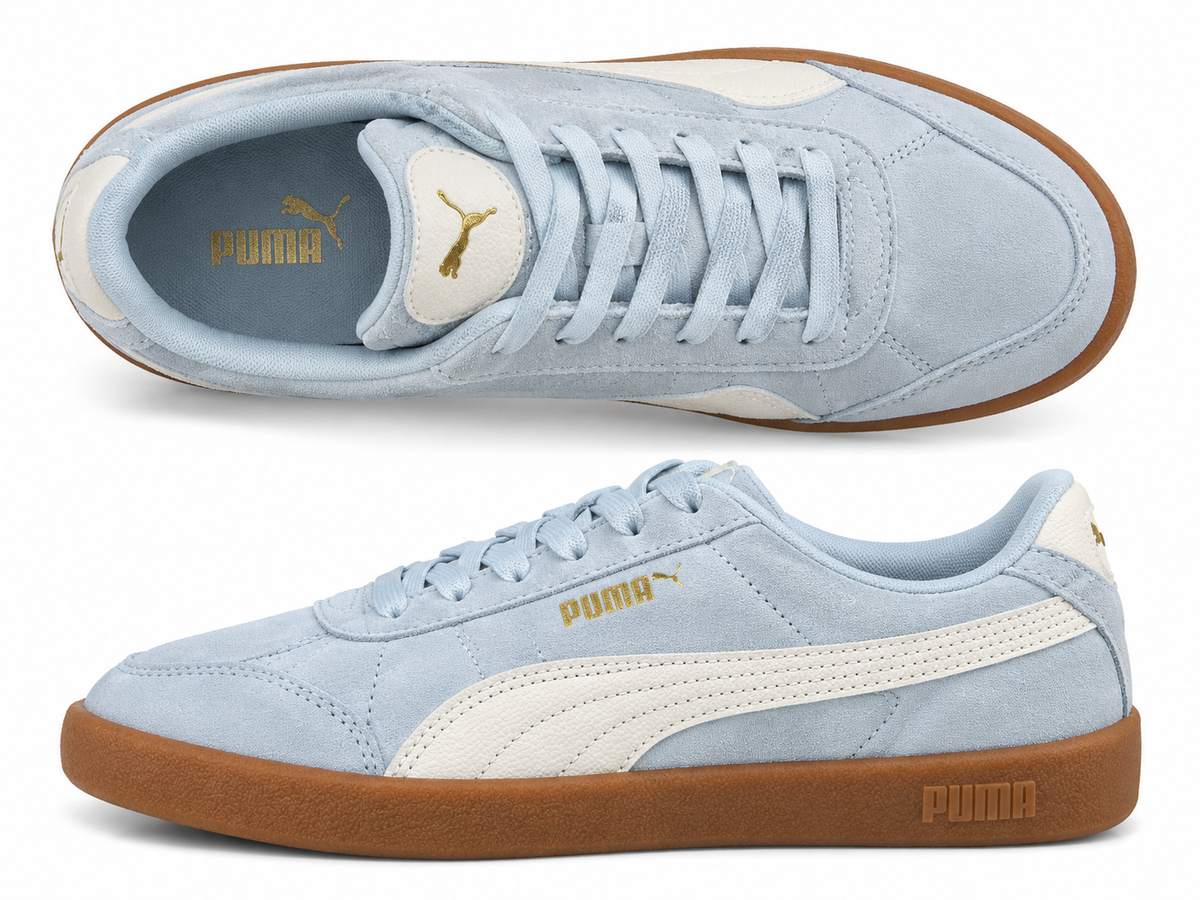 Puma Women's Puma Club II Sneakers - Haute Tropic/White/Gold