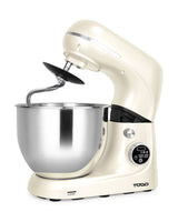 TODO 1100W Electric Stand Mixer 5.3L Stainless Steel Bowl Heated Fermentation LCD Touch Screen Control