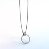 Krystal Couture Orbit of Charm Necklace Embellished with SWAROVSKI Crystal in White Gold