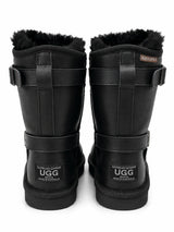 Australian Leather Ugg Classic Short Harness Leather - Black - AU5