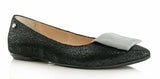 Bosccolo Womens Ballerina Pillow Elite - Black/Gray
