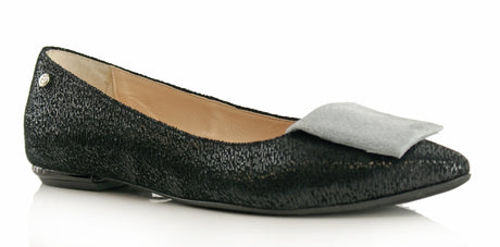Bosccolo Womens Ballerina Pillow Elite - Black/Gray