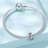 Solid 925 Signature Silver Pirate's Missing Anchor Charm