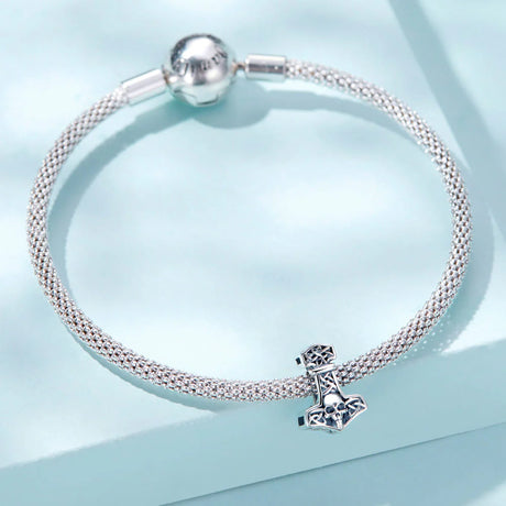 Solid 925 Signature Silver Pirate's Missing Anchor Charm