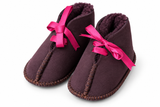 Australian Leather Ugg Infant Ribbon - Purple Fuchsia - Medium