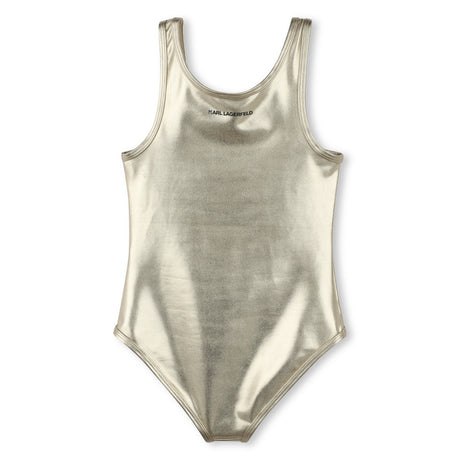 Karl Lagerfeld Girls Fete Musique D3 Swimming Costume - Yellow