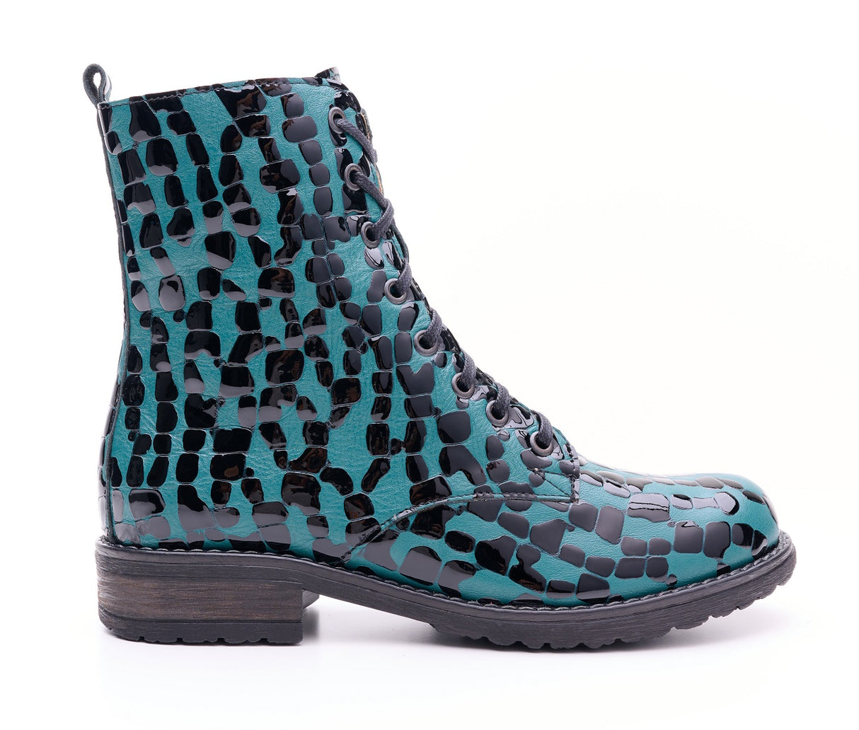 Bosccolo Womens Boots - Black/Green