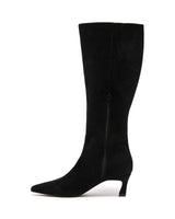 Therapy Dove Black Microsuede