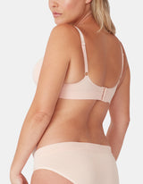 Ambra Bamboo Maternity  Crop - Putty Pink