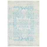 Evoke 253 White Blue Rug
