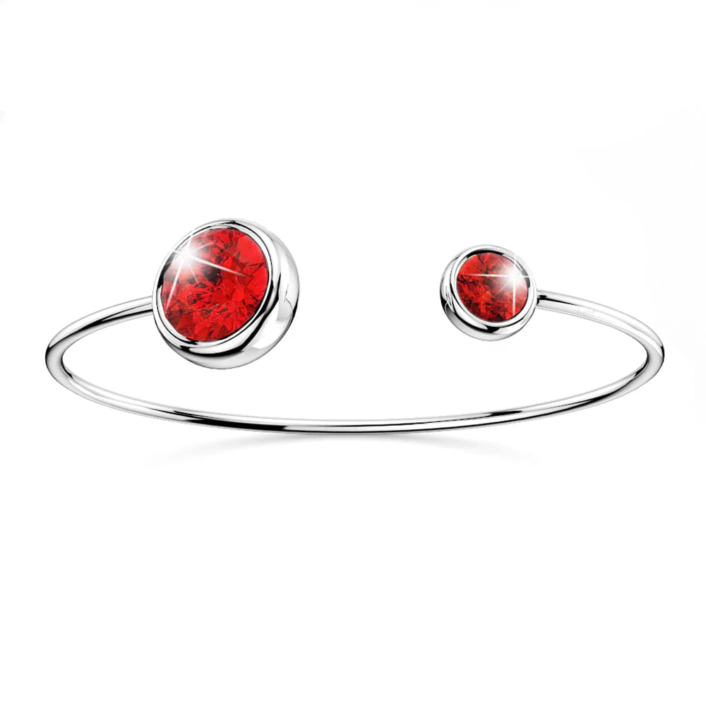 Krystal Couture Loisa Bangle Embellished with Swarovski Crystals