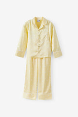 Cotton On Kids Lullaluxe Long Sleeve Pj Set - Baby Yellow/Aria Spot