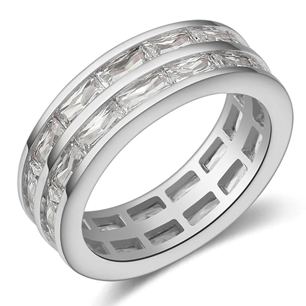 Bullion Gold Bullion Gold CZ White Gold Ring