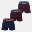 Jack Wills Men's Daundley 3 Pack Boxer Briefs - Red