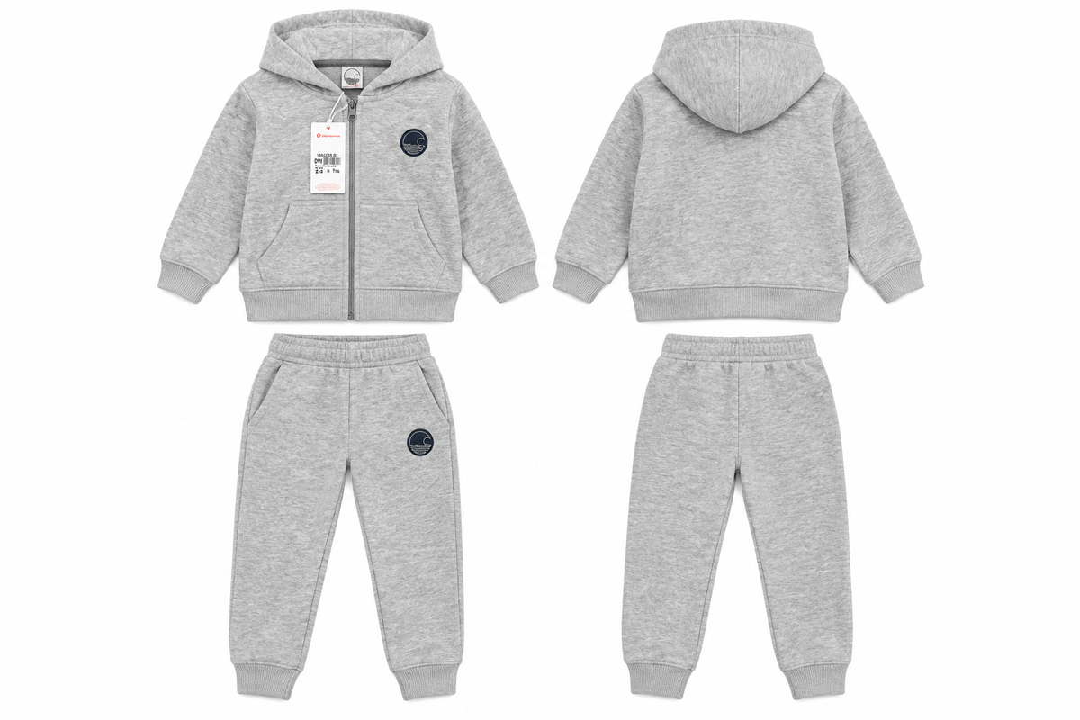 SoulCal Baby/ Toddler Sig Hoodie Set - Grey Marle