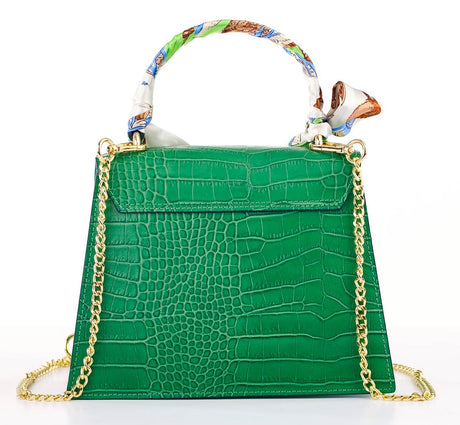 Bosccolo Handbag - Green Croco