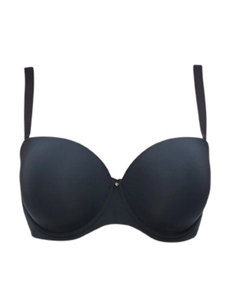 Nancy Ganz Body Define Strapless Bra - Black