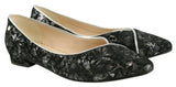 Bosccolo Womens Ballerina - Black / Silver