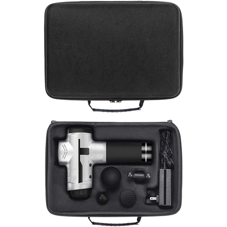 TODO Massage Gun Electric Massager 6 Speed 4 Heads Deep Muscle Tissue Relaxation