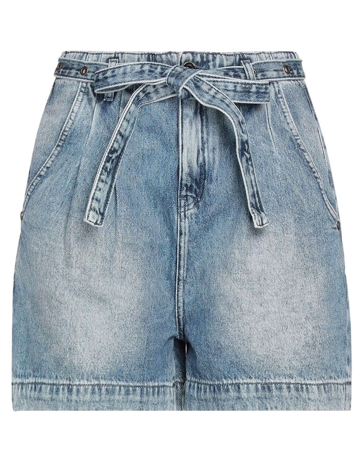 Patrizia Pepe Womens Denim Shorts - Blue