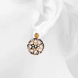 Obsession Kaleidoscopic Drop Earrings Gold