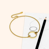Boxed Orbit of Radiance Earrings & Beauty Bracelet Set with SWAROVSKI® Crystal in Gold