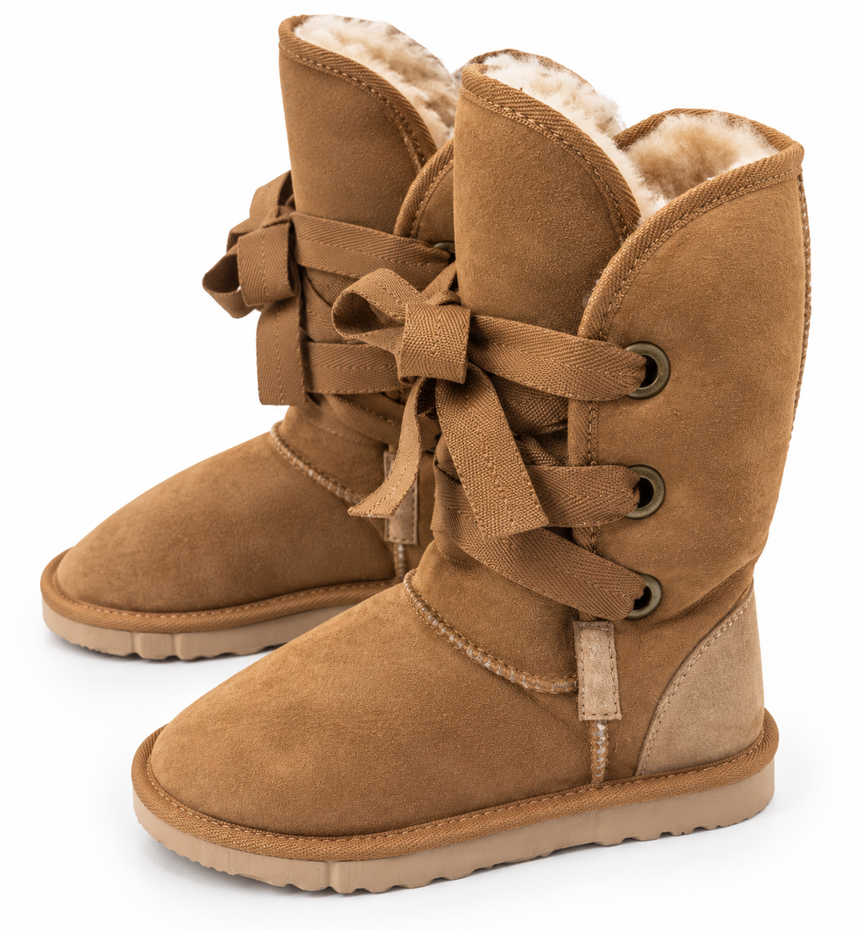 Australian Leather Ugg Fozy Long Uggs - Chestnut - AU4