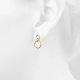 Boxed Orbit of Radiance Earrings & Beauty Bracelet Set with SWAROVSKI® Crystal in Gold