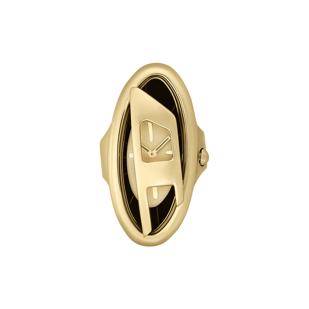 Diesel D-Era Gold Watch