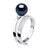 Ring Jewelry - "Black Tahitian Style" - Longueur 18 cm