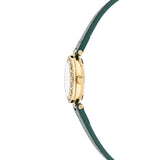 Ted Baker Womens Jolyye Crystal 24mm Gold-Tone Green Leather Watch