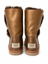 Australian Leather Ugg 1Button Classic Short - Bronze - AU10