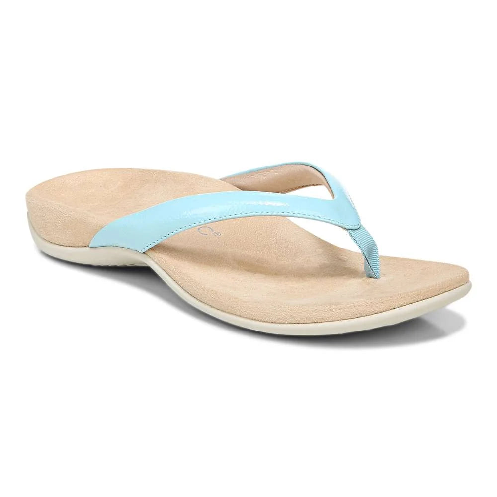 Vionic Dillon Toe Post Sandal - Porcelain Blue