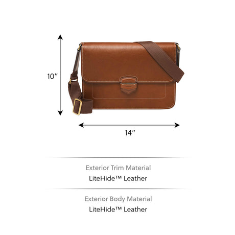 Fossil Lennox Brown Messenger Bag