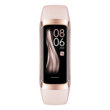 TODO Fitness Tracker Smart Watch BT 5.0 Body Thermometer Temperature BPM Monitor - Pink