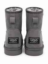 Australian Leather Ugg Mini Uggs Grey - AU7