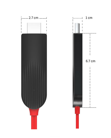 TODO 3 in 1 HDMI to Lightning Micro USB Type C Adapter Cable Charge iPhone Android AV TV