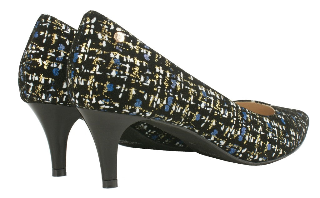 Bosccolo Womens High Heels - Black/Blue